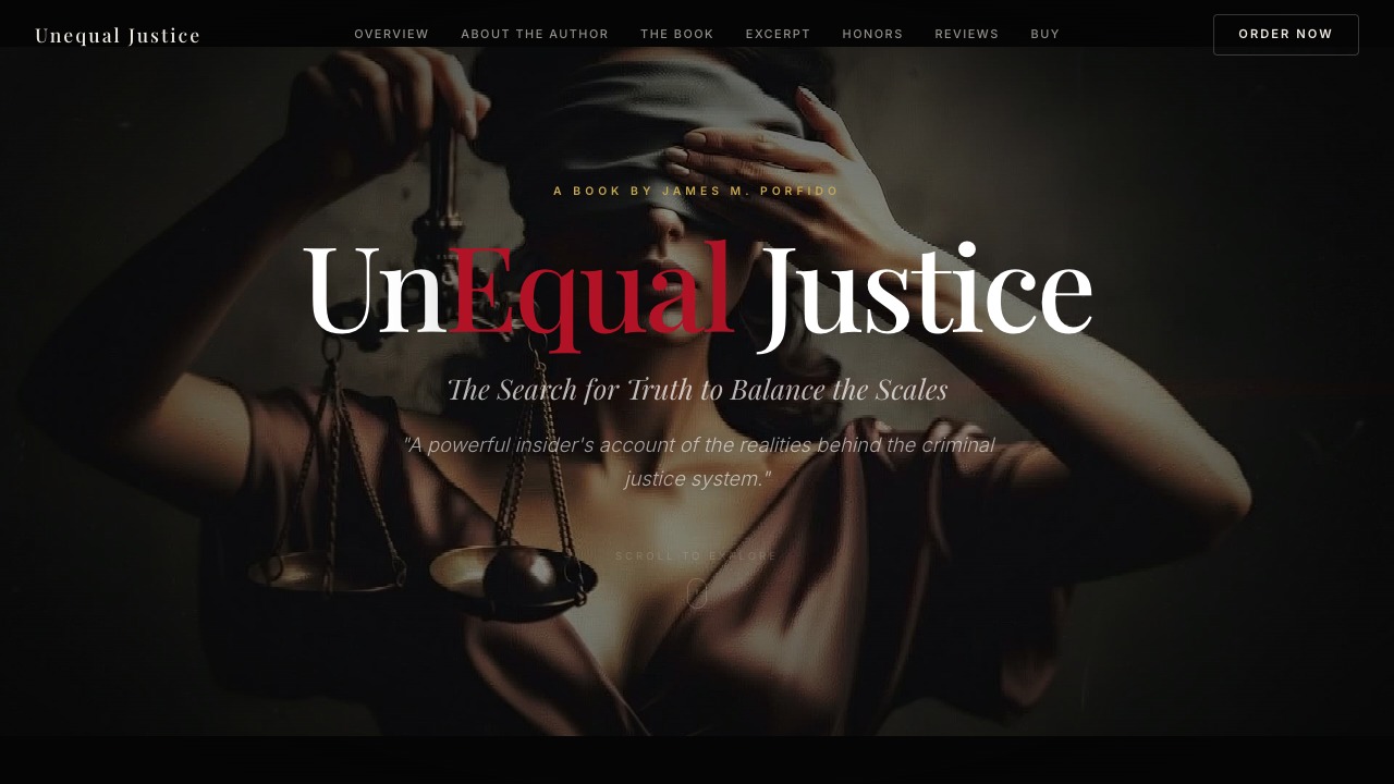Unequal Justice 3D WebGL Storytelling